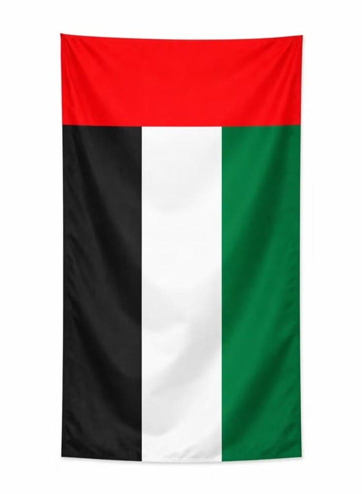 UAE Flag 120x180cm Fabric Large Outdoor Indoor Wall Hanging Flag United Arab Emirates National Day Decoration