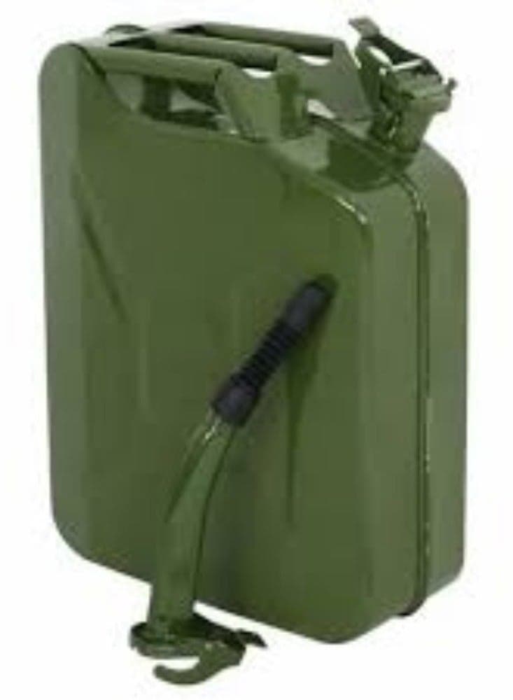 KNP 10-liter gasoline metal jerry can is engineered for durability and convenience, making it an ideal choice for storing and transporting gasoline.
