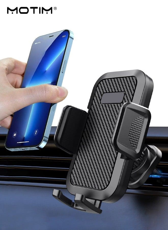 Car Mobile Phone Holder for Air Vent, 360° Rotation Car Phone Holder Car Mount with Ultra Stable Hook, Anti Shake for iPhone 17/16/15/14/13/12 Series Galaxy S25/S24/S23 and Most Phones