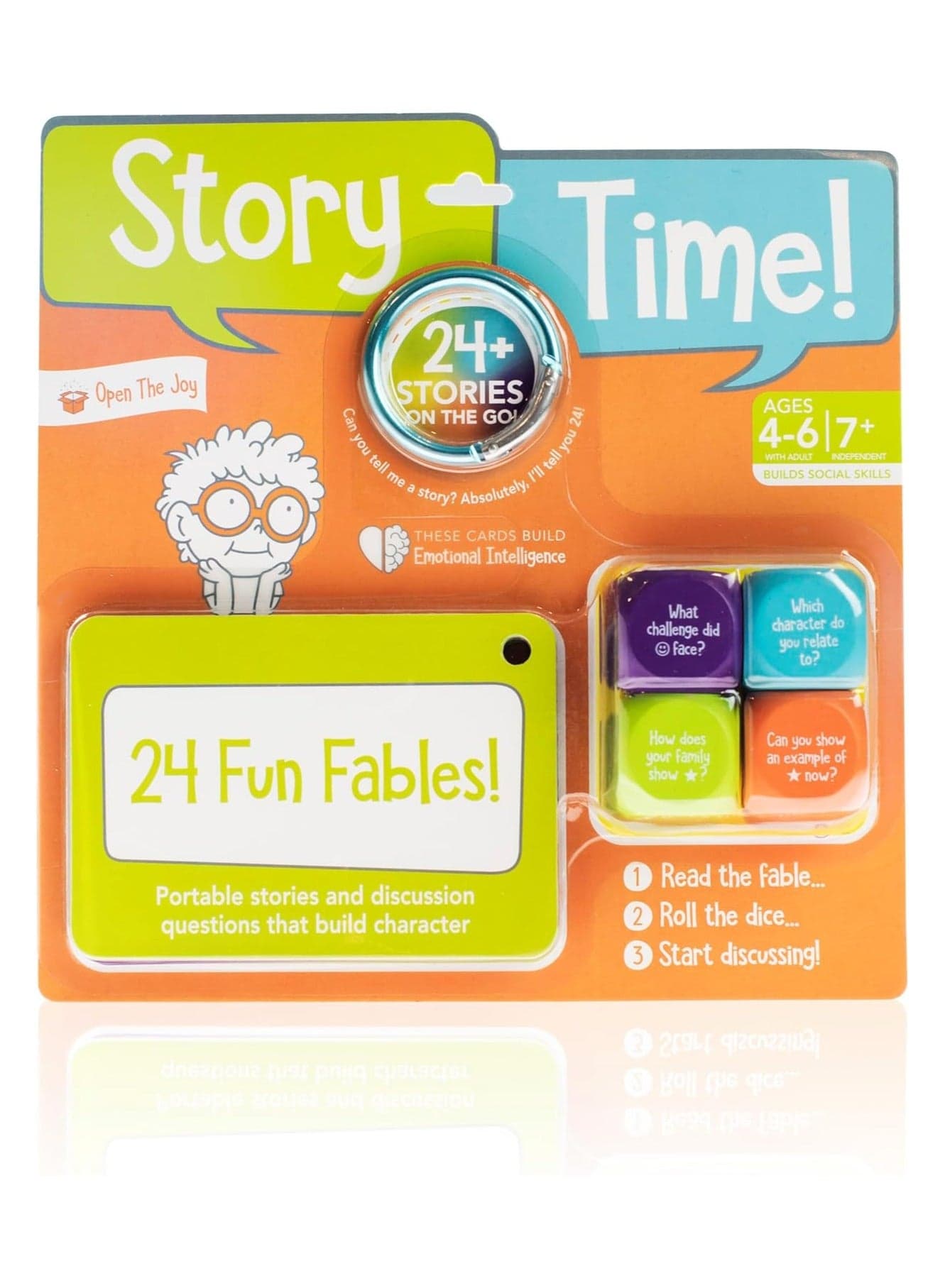 Open The Joy Stories to Go: Igniting Imagination, Fostering Empathy, and Building Resilience in Kids - A Portable Adventure for Ages 4+