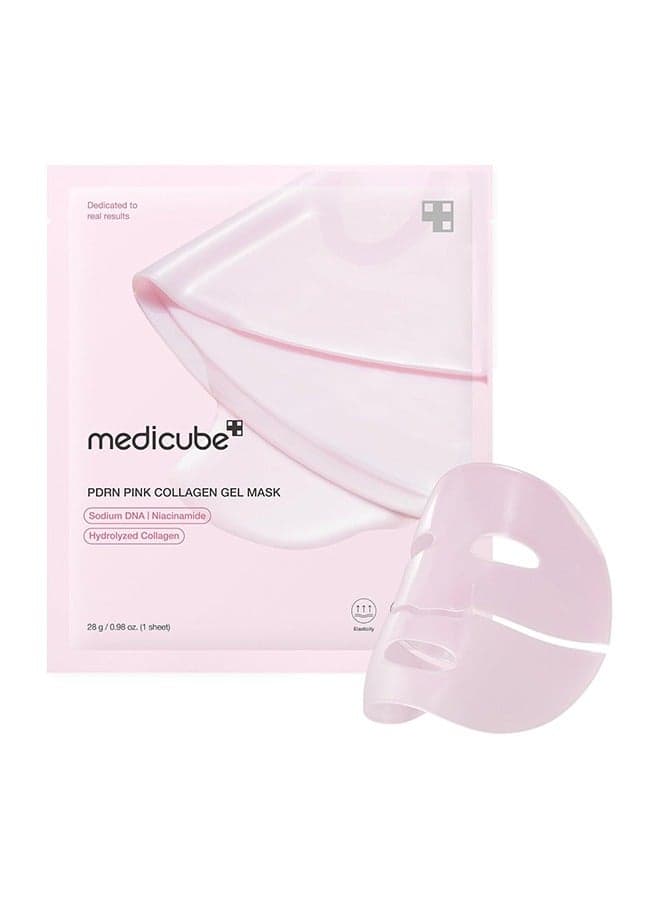 Pack Of 4 PDRN Pink Collagen Gel Mask