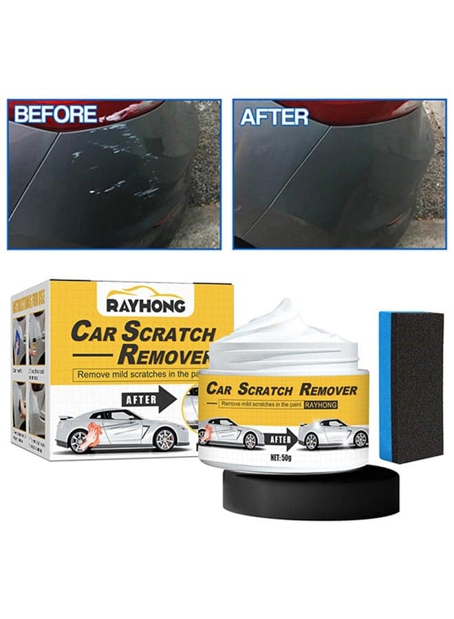 Car Scratch Remover, Car Scratch Eliminator Cleaner, Cream, Scratch Hiding Agent, Car Scratch Remover, Dirt Remover, Scratch Repair Wack, Car Coating Agent, Auto Repair Cream, Car Scratch Removal 50g