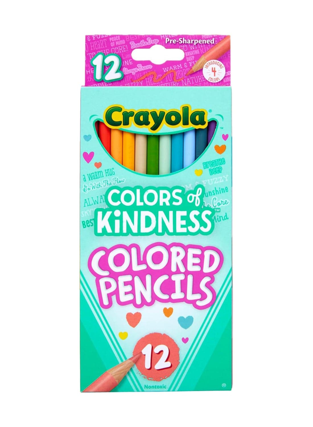12 Ct Colors of Kindness Colored Pencils