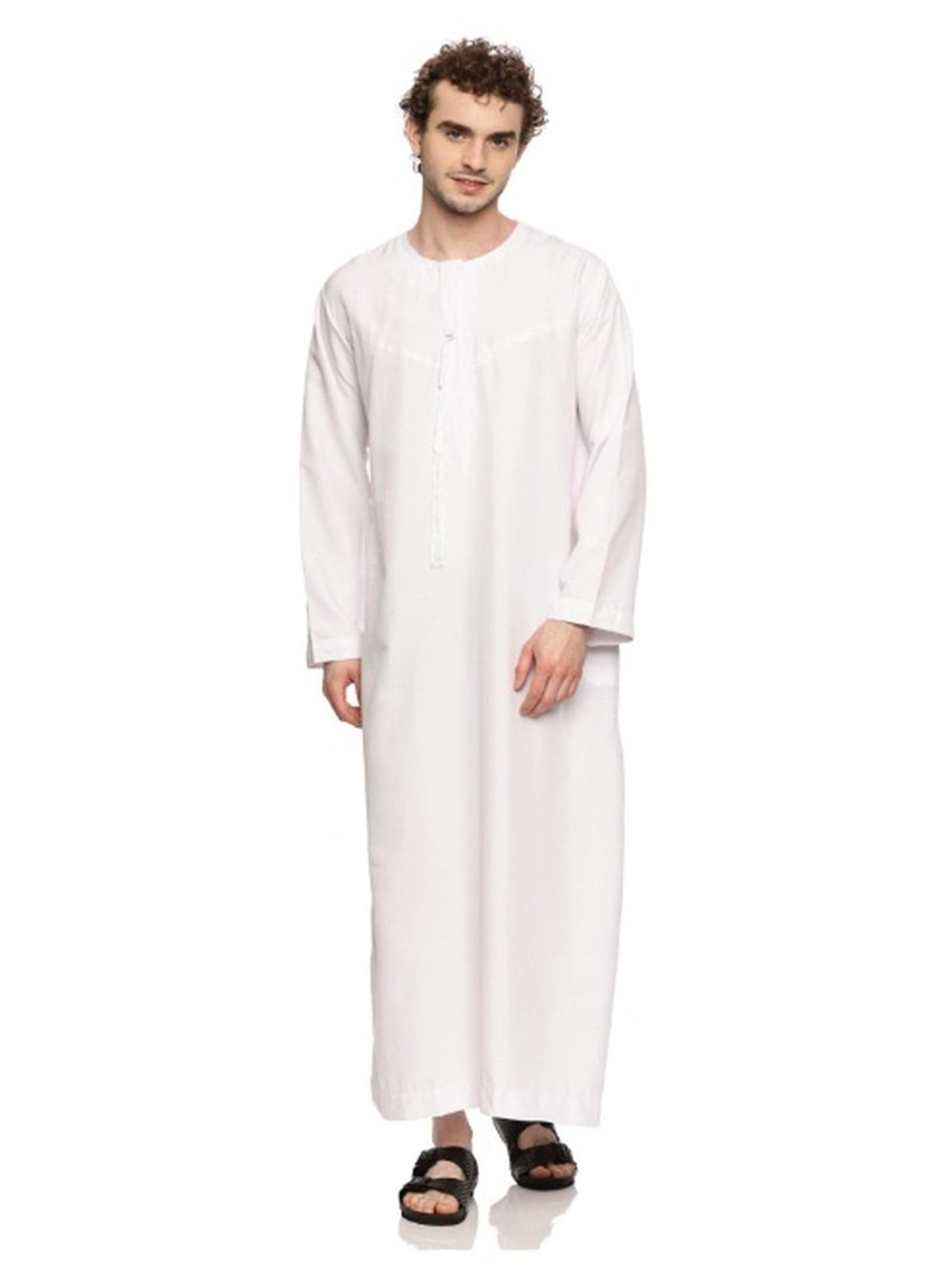 Al othaiman Men’s Emirati Thobe | Premium Hand-Stitched Kandura | Traditional Arabic Dishdasha for Men | Elegant Middle Eastern Jubba in Soft Fabric