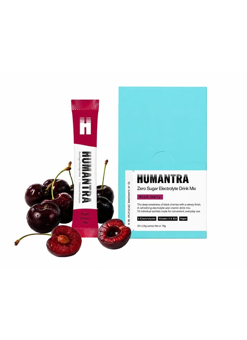 Black Cherry Electrolyte Hydration | Zero Sugar, Vitamin C + B12 w/ Magnesium