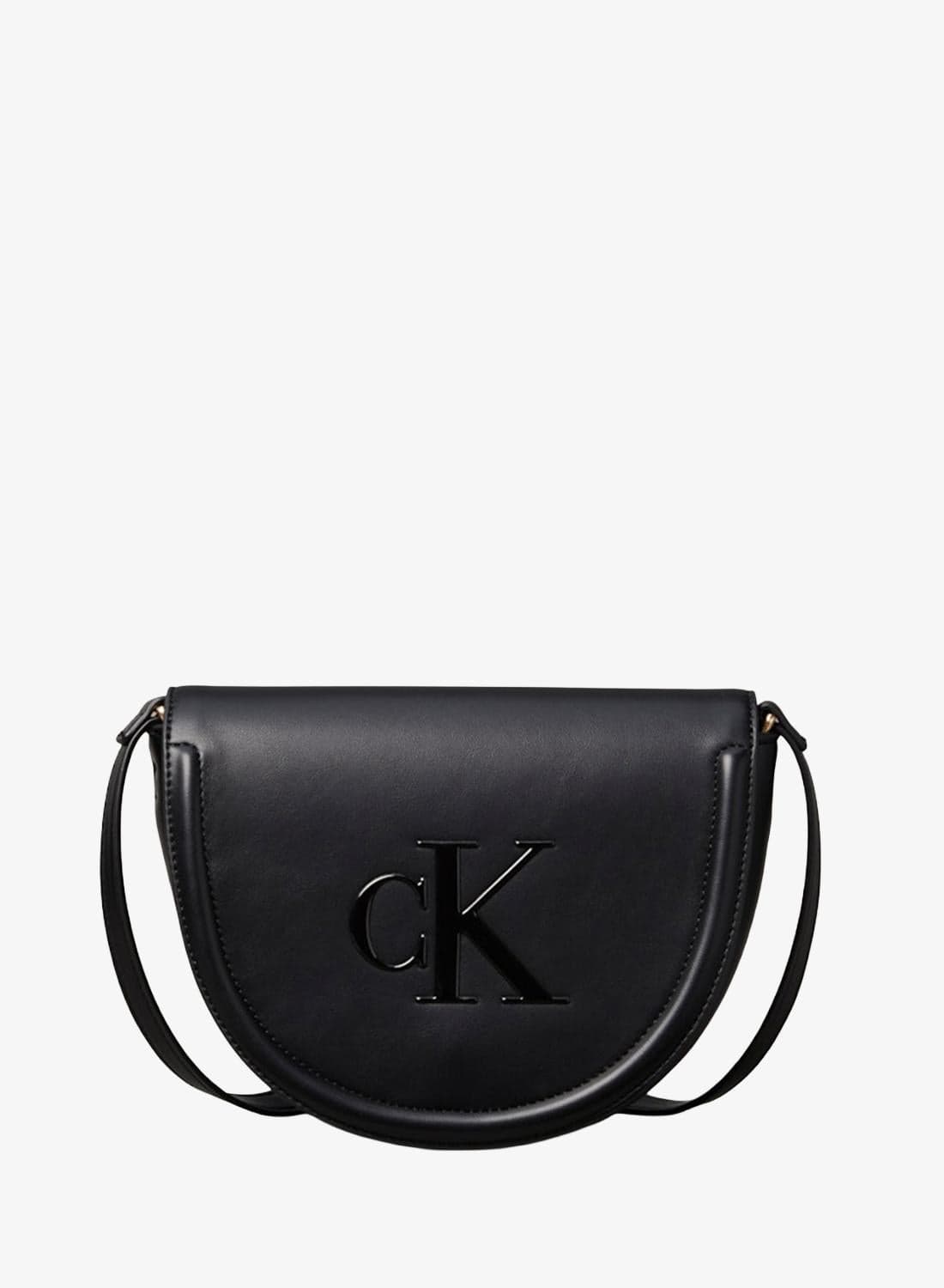 Logo Raised Saddle Crossbody