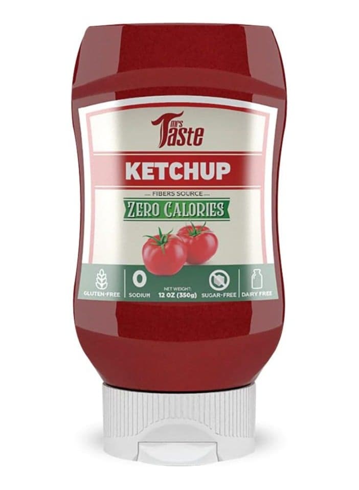 Mrs Taste Sugar Free, Zero Calories, Zero Sodium, Zero Sugar, High Fiber, Keto Friendly, Paleo Friendly, Ketchup and Sauces (KETCHUP)