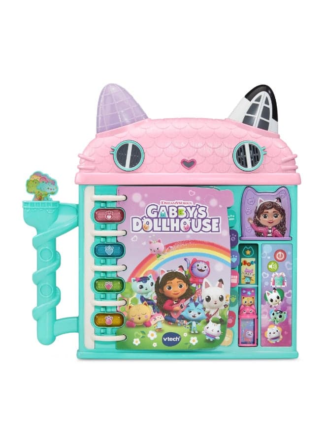 Gabby’s Dollhouse Cat-a-Vator Discovery Book with Lights, Music & Learning (Ages 3+)
