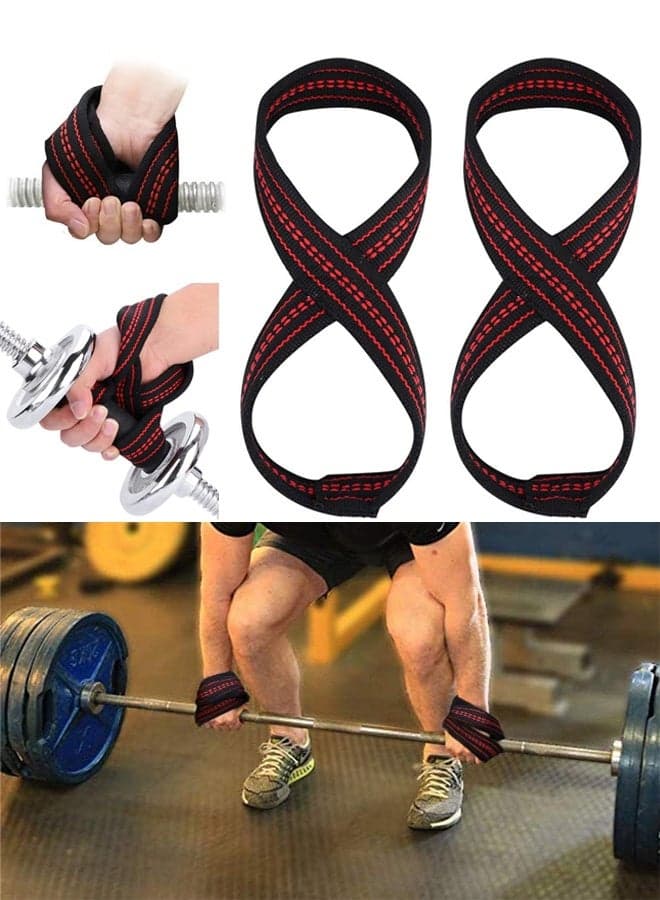 Weight Lifting Straps DeadLift Wrist Strap for Pull-ups Horizontal Bar Powerlifting Gym Fitness Bodybuilding Equipment available in two different sizes
