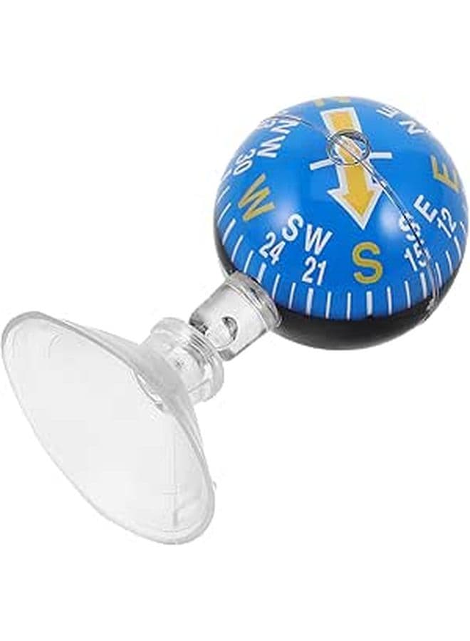 GALPADA Car Compass Ball Dashboard Mount Marine Outdoor Navigation Pointer 38mm Plastic Suction Cup