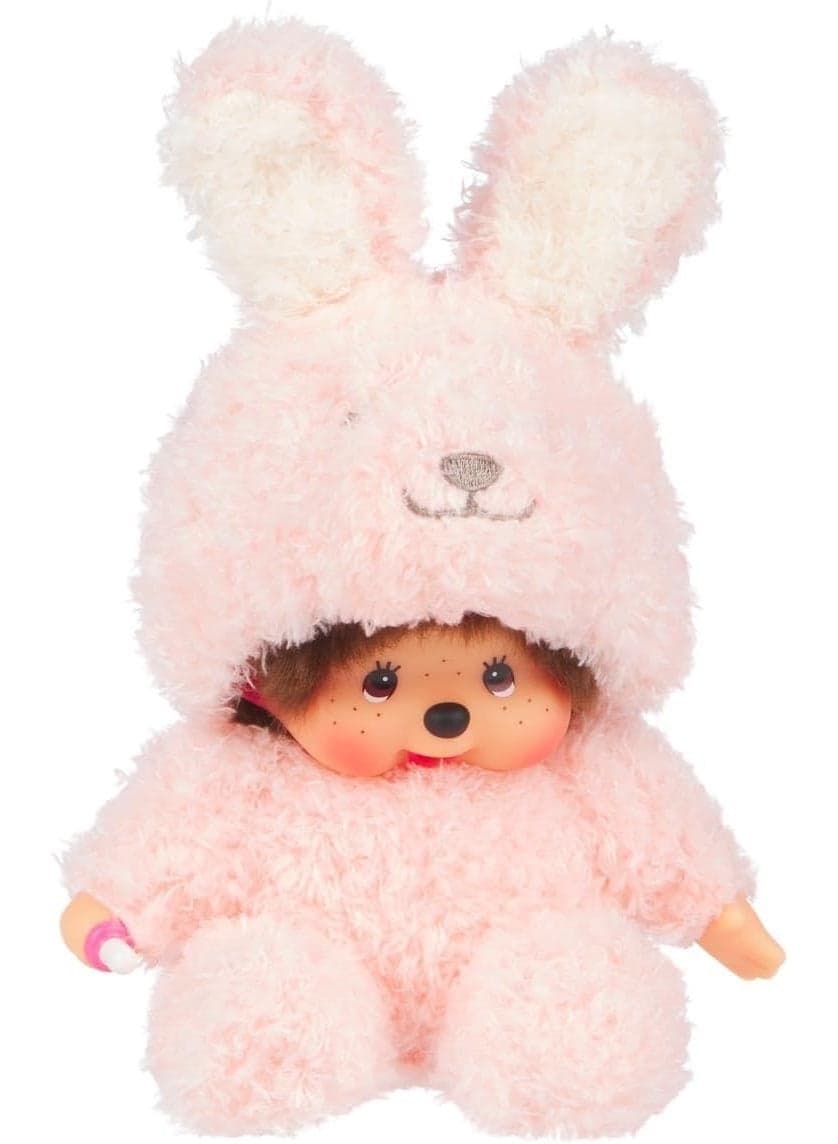 Sekiguchi 245758 Fluffy Animal Monchhichi Rabbit
