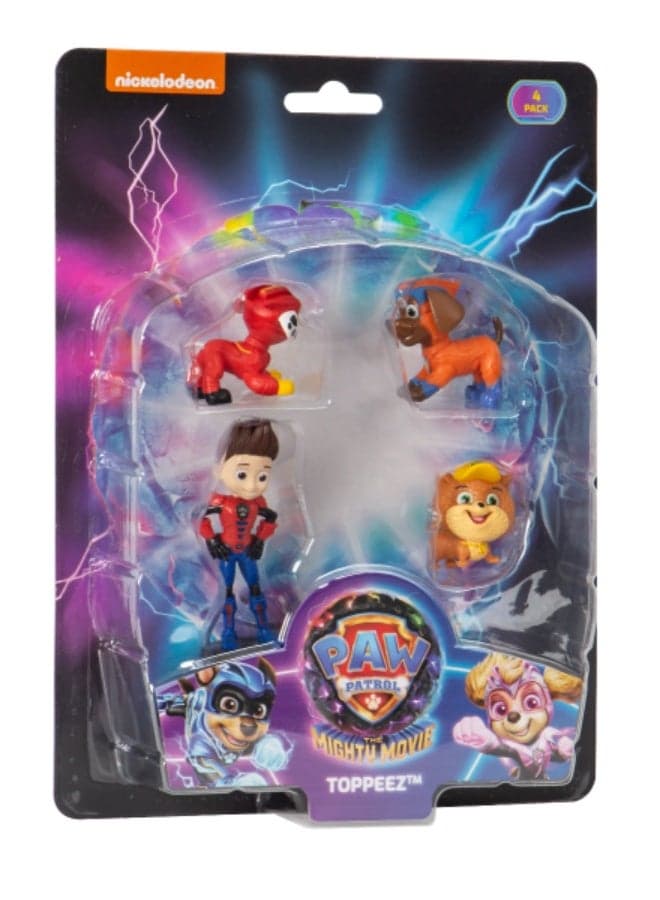 Paw Patrol The Mighty Movie Pencil Toppers Blister 4 Pack (S2)