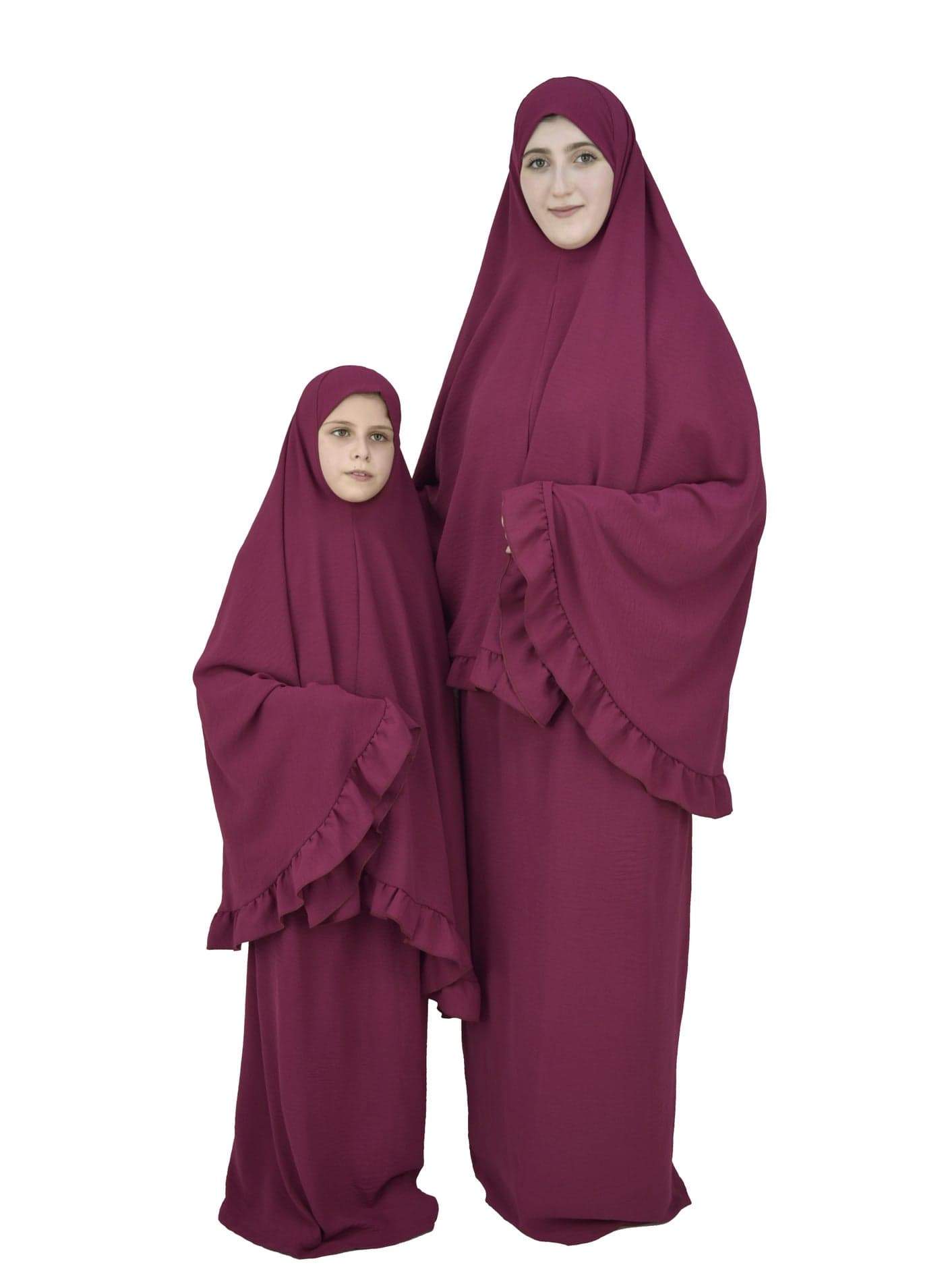 Two Piece Islamic prayer dress for girls kids and women -Prayer Clothes for girls and Muslim Women-Prayer Abaya For women and girls kids- Umrah essentials for women -Prayer dress women