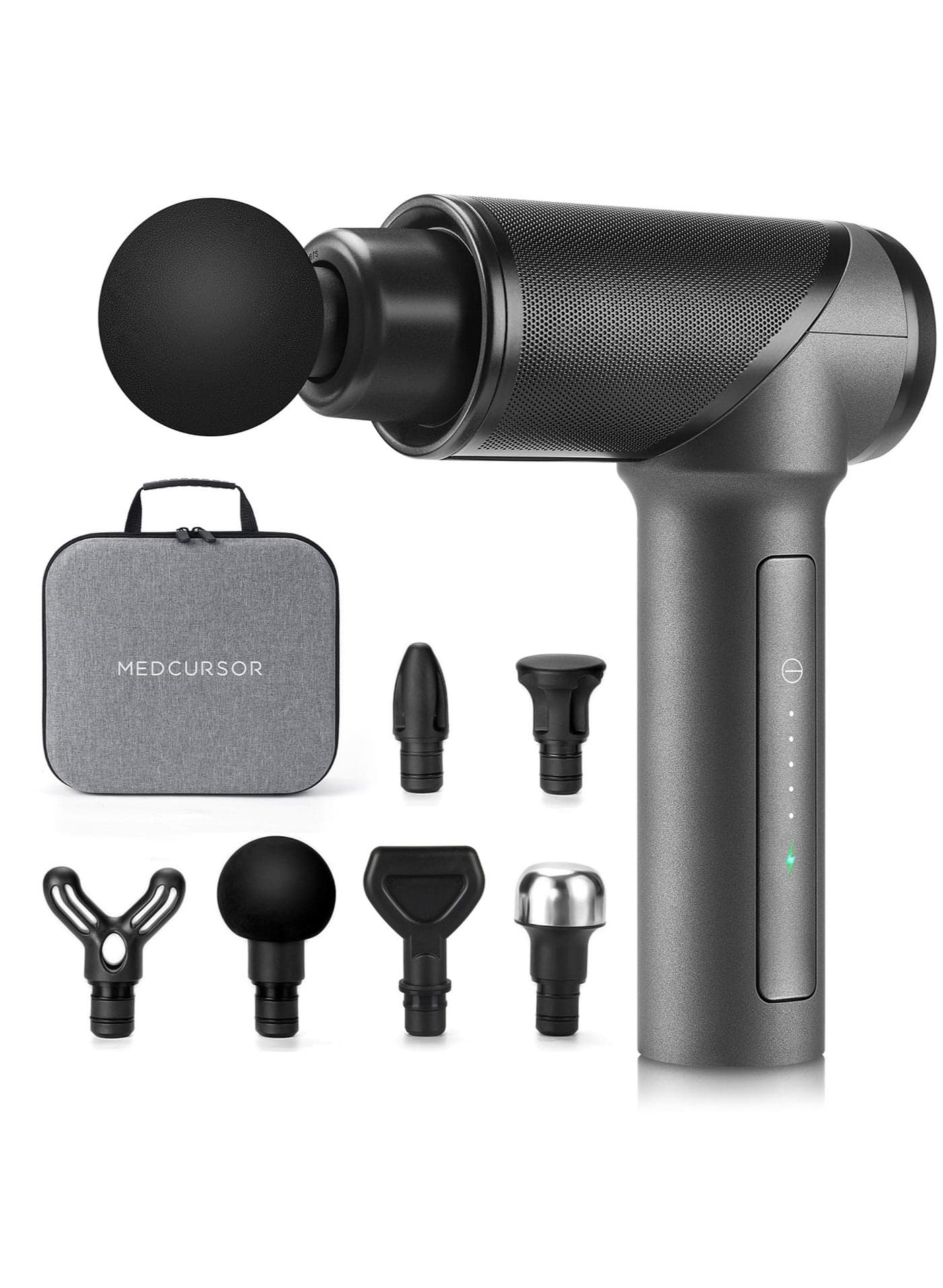 Medcursor Massage Gun Deep Tissue Percussion Muscle Mini Massager for Pain Relief, Handheld Electric Body Massager Sports Portable Super Quiet Brushless Motor