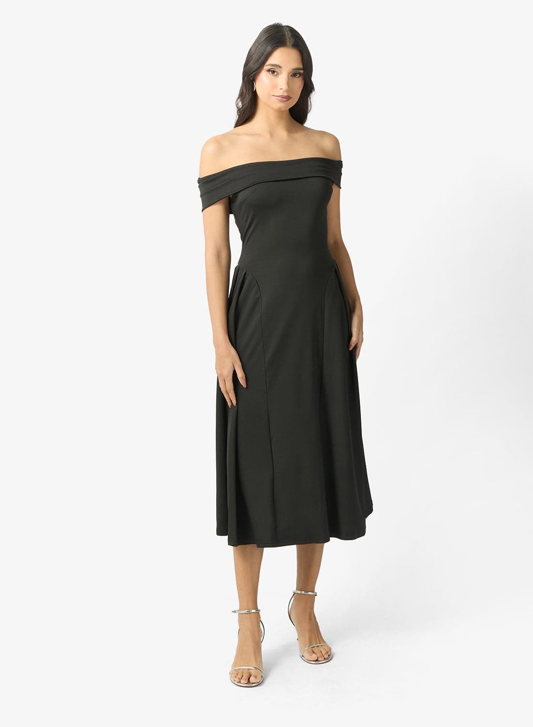 O ff Shoulder A-line Dress