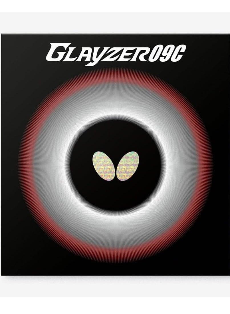 Butterfly Glayzer 09C Table Tennis Rubber Professional Butterfly Table Tennis Blade Black (2.1mm) 4906901220744