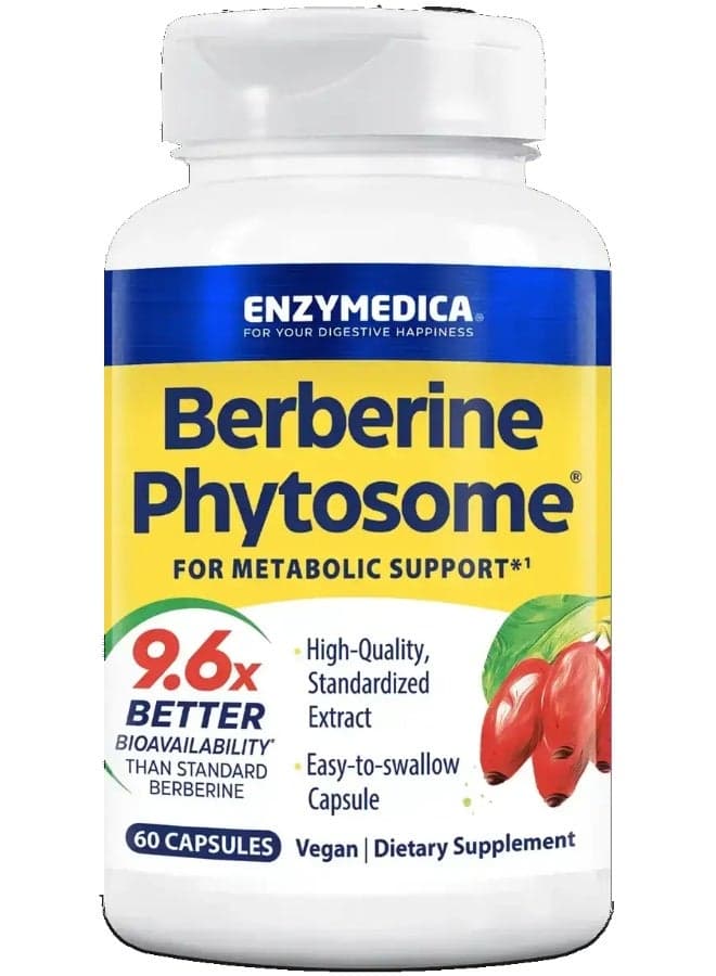 Enzymedica Berberine Phytosome 60 Capsules
