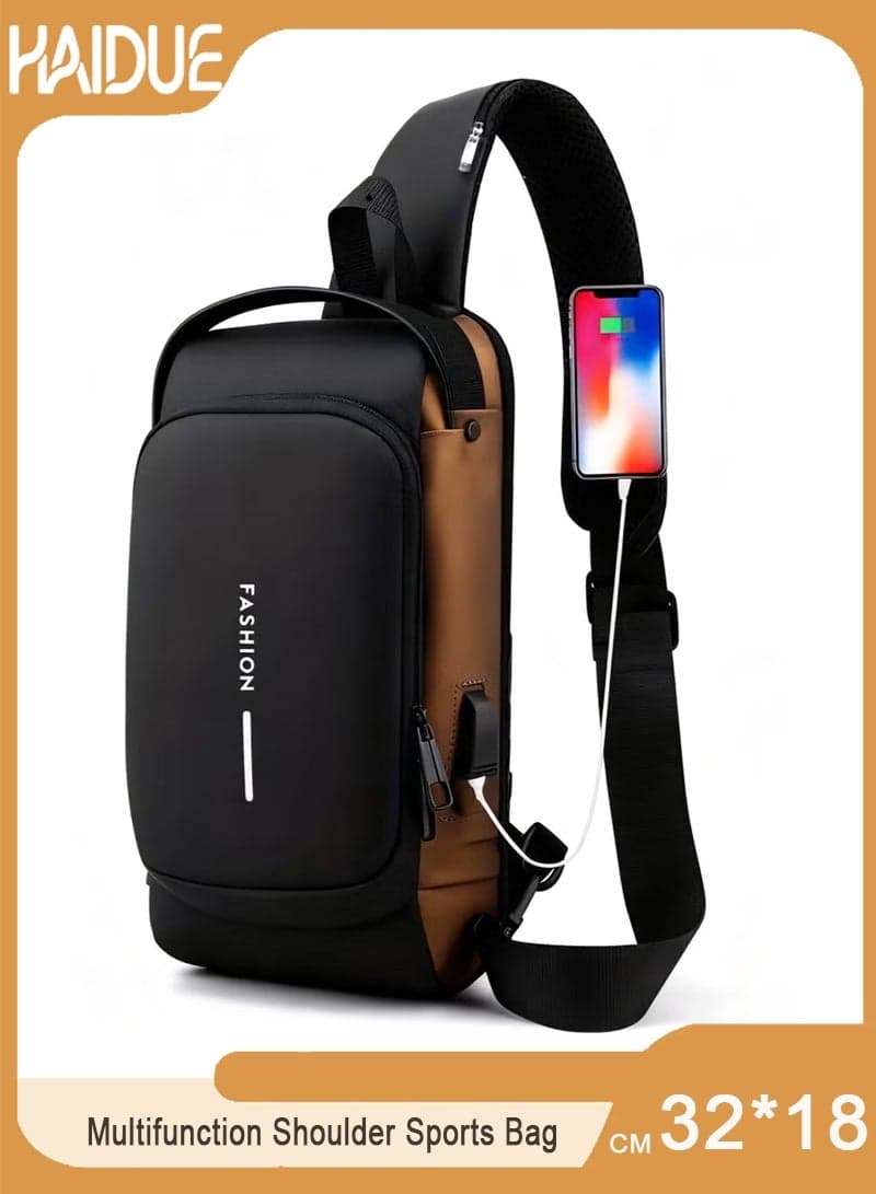 Multifunction Shoulder Sports Bag for Men 32*18cm