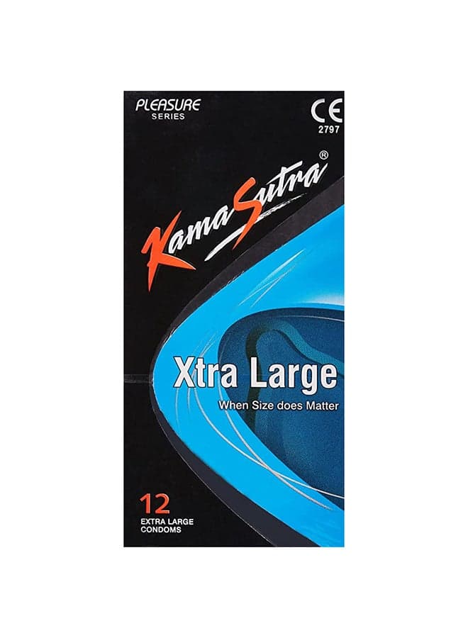 Extra-Large Condoms- 12 Pack
