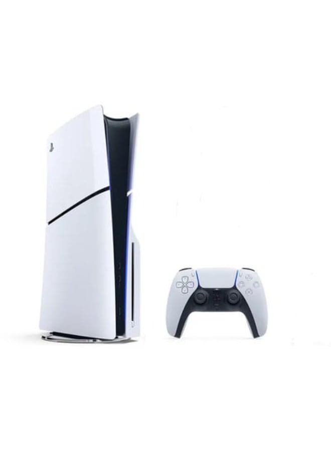 PlayStation 5 Slim Console Disc Version With Extra Grey Camouflage Controller