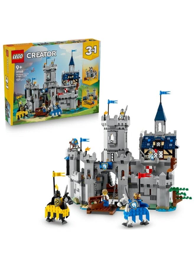 Creator 3in1 Medieval Horse Knight Castle Toy 31168 (Age 9+, 1371 Pieces)