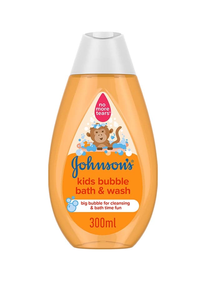 Kids Bubble Bath And Wash, 300Ml - Big Bubbles For Cleansing And Bath Time Fun