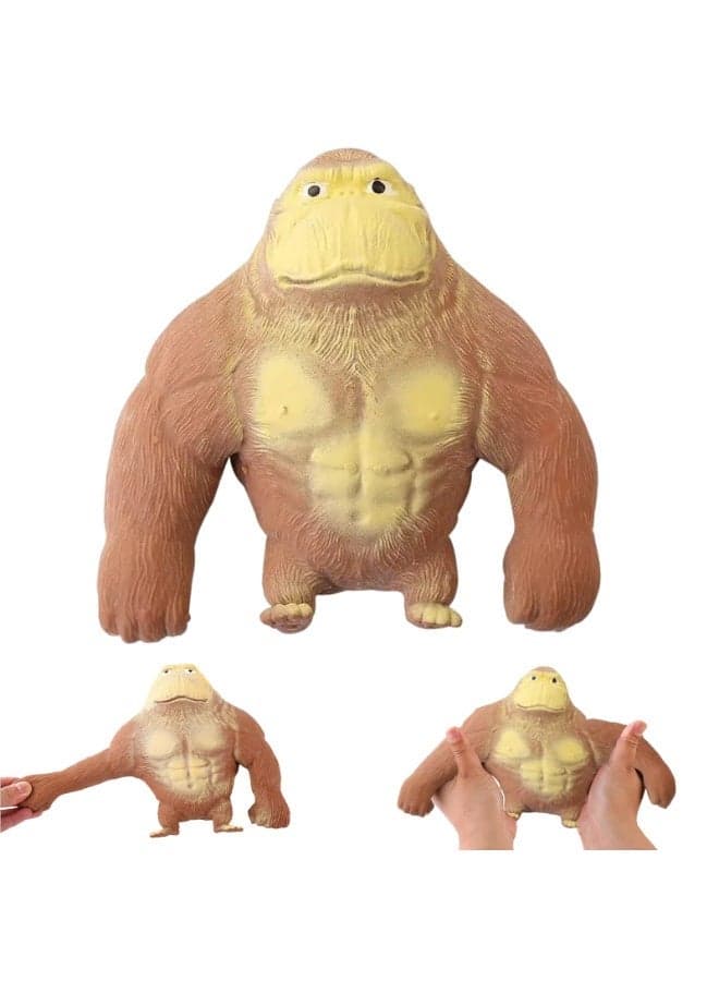 Gorilla Monkey Toys, Elastic Latex Monkey, Stress Relief for Children and Adults, Creative Sensory Stress Relief Toys