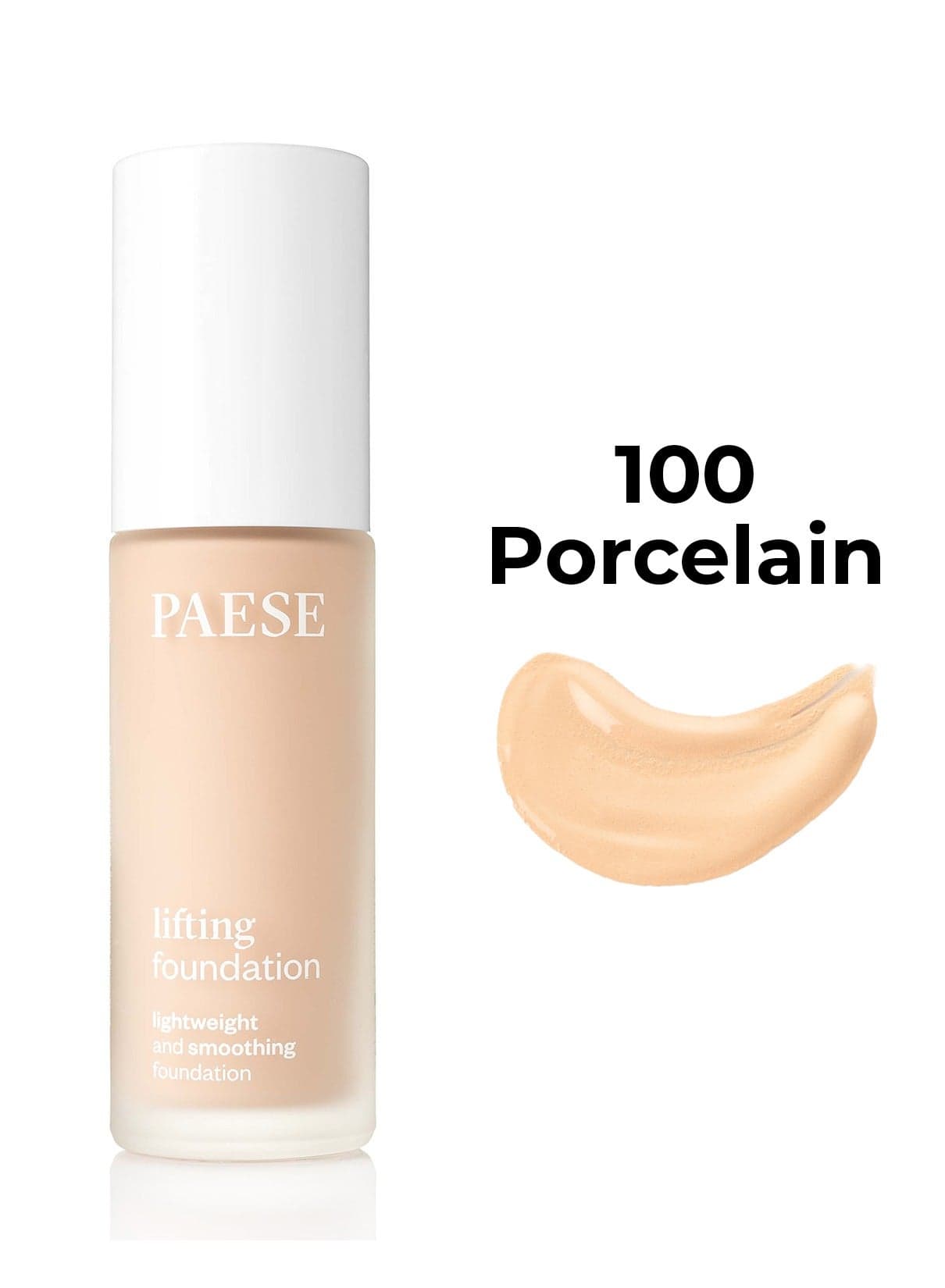 Liquid Lifting Smoothing Foundation Medium Coverage Matte Finish, Anti-Aging Lifting Effect, Lightweight Long-Lasting Formula 100 Porcelain 30 ml