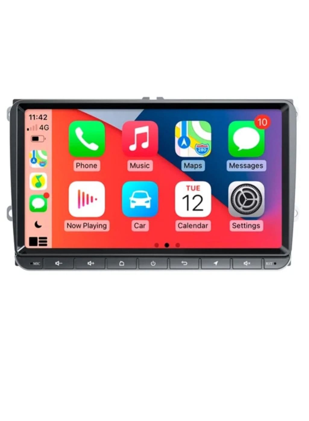 Android Screen For VW Volkswagen Passat Tiguan Golf Polo Octavia Skoda Touran 4GB RAM Support Apple Carplay Android Auto Wireless SIM Card DSP AHD Camera Included Bluetooth