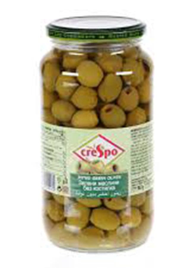 Crespo Pitted Green Olives (Jar) 907g