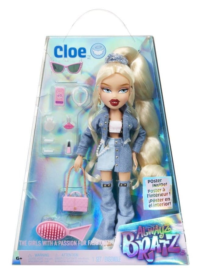 Alwayz Cloe Fashion Doll with 10 Accessories and Poster