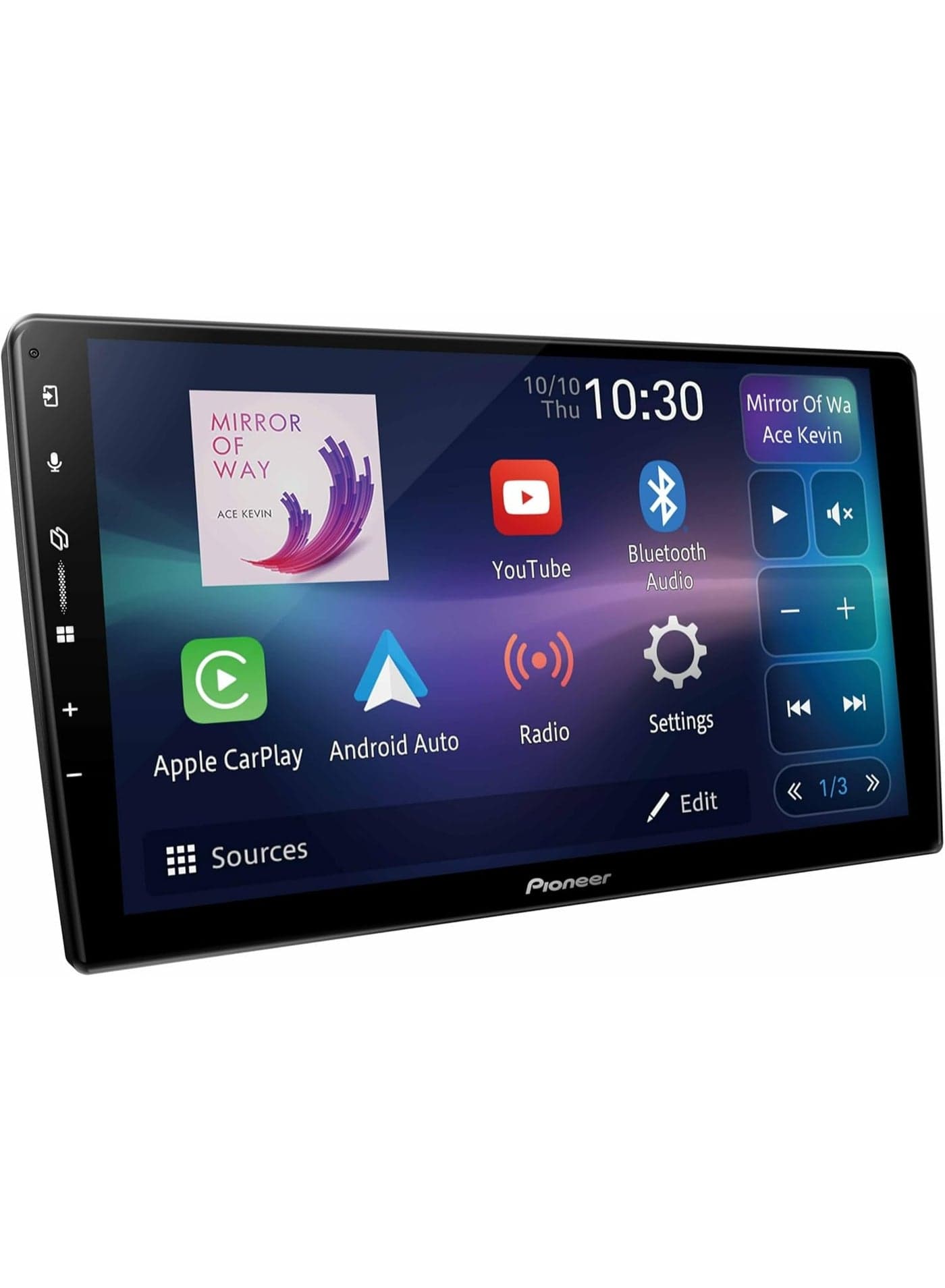 Pioneer DMH-AP6650BT 9" Perfect Fit AV Receiver with Wireless Apple CarPlay, Wireless Android Auto and Mirroring by Weblink Cast