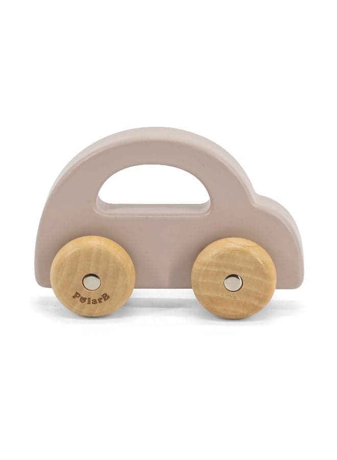 Wooden Car - Light Brown