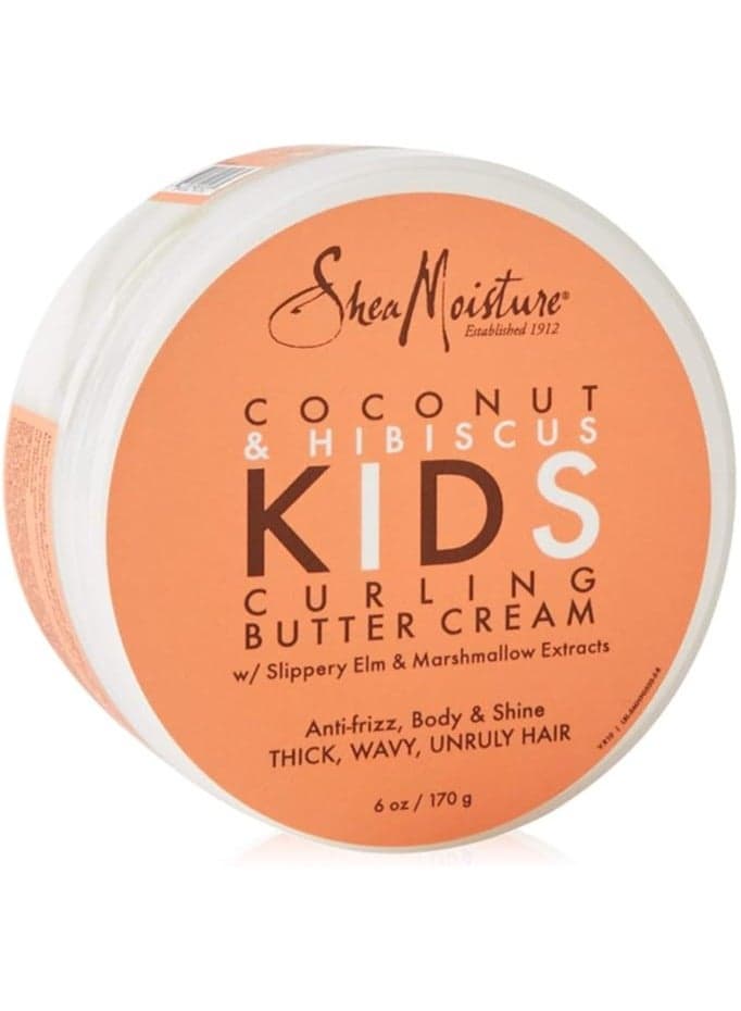 SheaMoisture, Kids Curling Butter Cream, Coconut & Hibiscus, 6 oz (170 g)