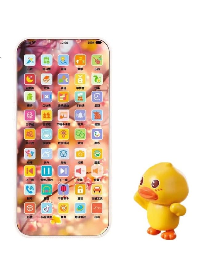Snaen Children'S Mobile Phone Toy, Baby Early Education Learning Musical Telephone Storyteller, Birthday Gift For Boys And Girls