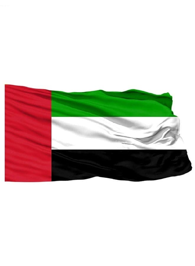 United Arab Emirates Flag 2.5 Meters for Building & Home Decoration Indoor or Outdoor Use UAE National Flag Made with Imported Polyester