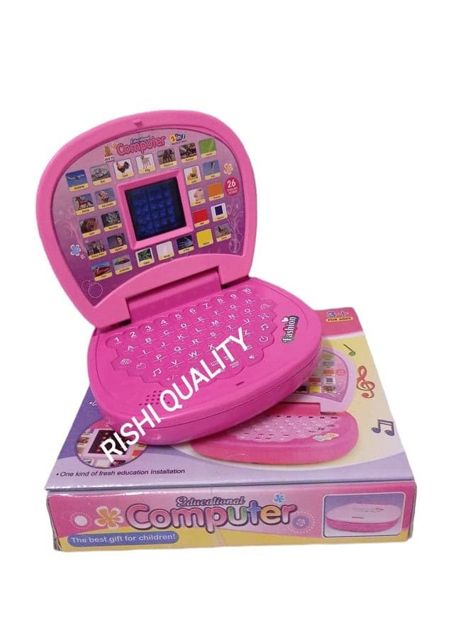 LED Screen Laptop/Computer for Kids/Toddler for Their Better Learning and Smart Way of Education. Best Diwali Gift/Birthday Gift (Small) Multicolour.(Colour and Design May Vary)
