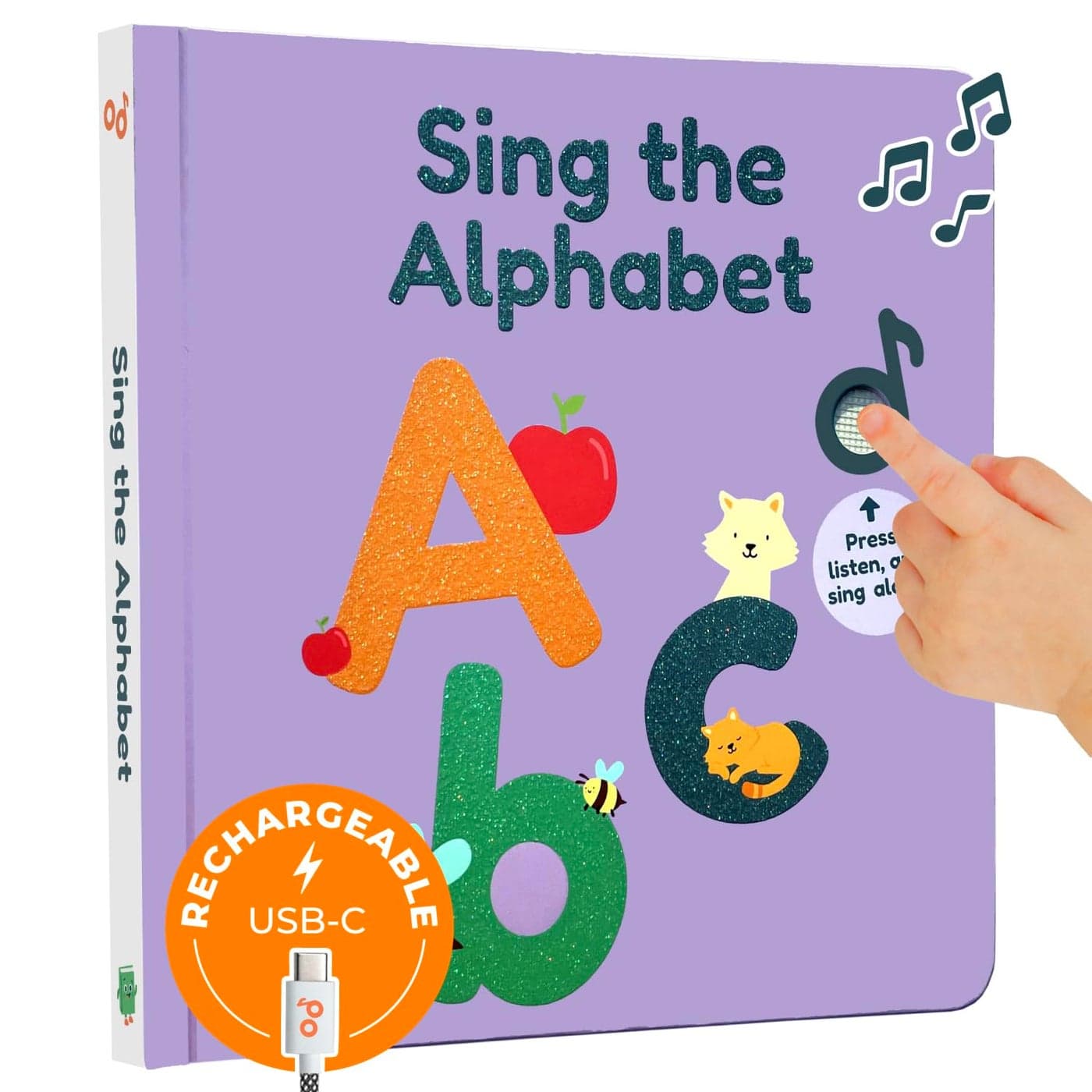 Calis Books ABC Book | Great Alphabet Learning Toy with The ABC Song | Sound Books for Toddlers 1-3 | Great Books for 1 Year Old | Toddler Learning Toys Ages 2-4 | Speech Therapy Toys