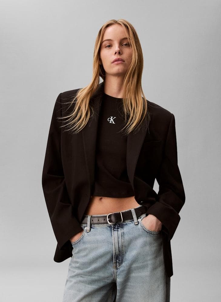 Cropped Monogram T-Shirt