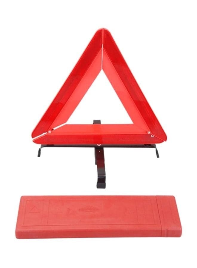 Premium Quality Car Warning Reflective Triangle with Storage Case - Emergency Safety Hazard Sign for Vehicles, Foldable & Durable Roadside Breakdown Kit