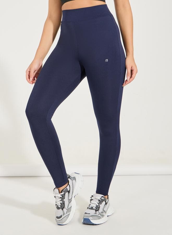 Broad Waistband Basic Leggings