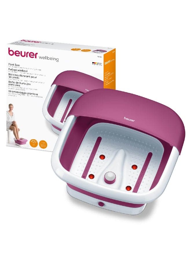 FB 30 Foot Spa with Pedicure Vibration Massage & Temperature Control Space-Saving Design
