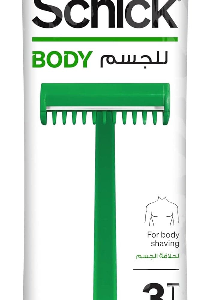 Schick Body Shaving Razor - 3 Count for Smooth and Comfortable Body Shaving