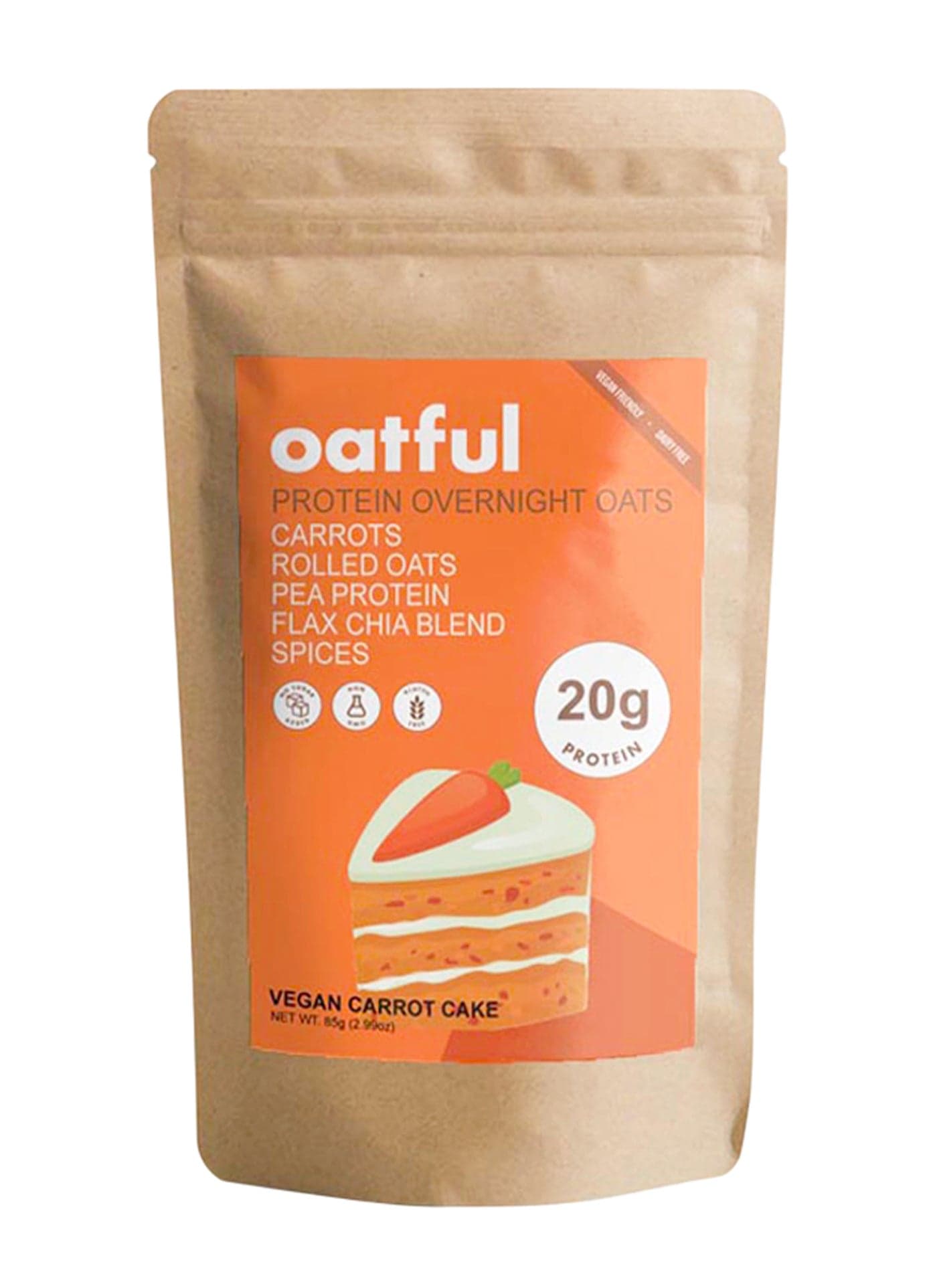 Carrot Cake Protein Overnight Oats Mix