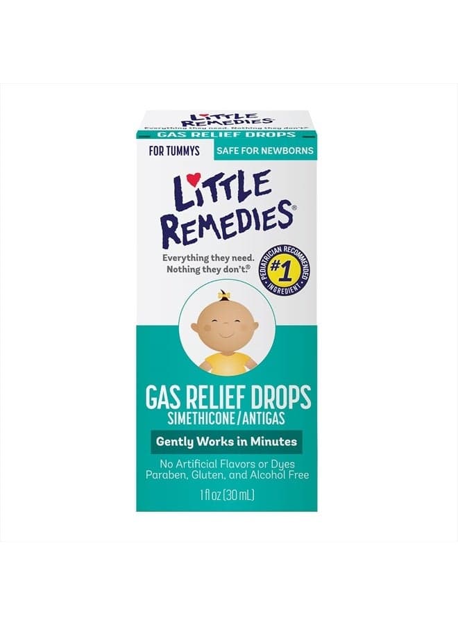 Gas Relief Drops, Natural Berry Flavor, Safe For Newborns, 1 fl oz