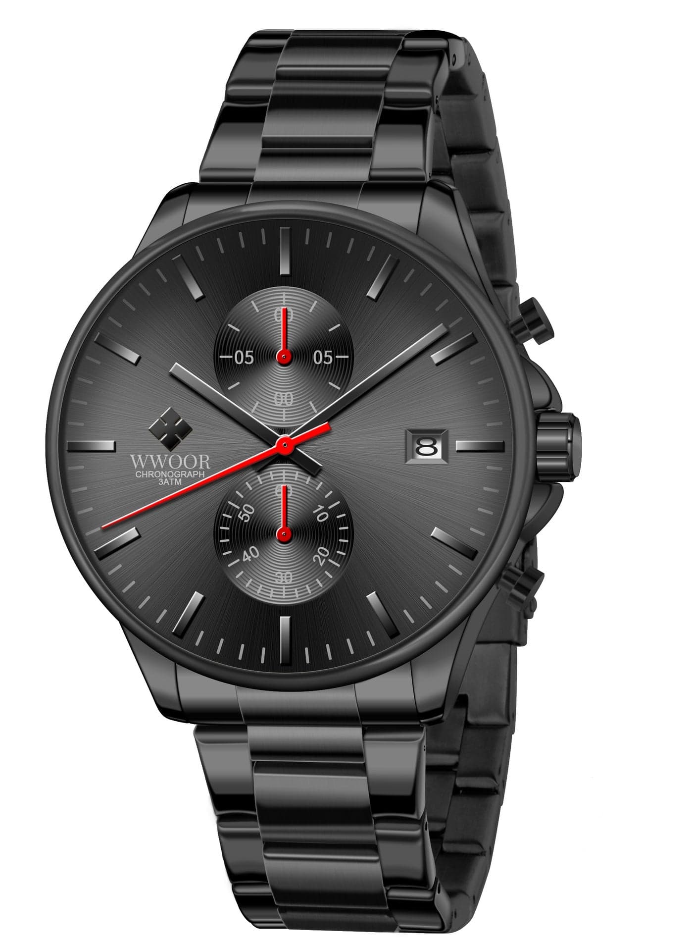 Watches for Men Watch Quartz Luxury Stainless Steel Water Resistant Chronograph Watch