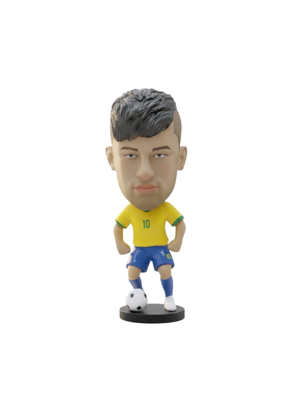 Neymar Jr. Football Star Bobblehead For Car Dashboard Or Desk | Fun Collectible Toy Figurine | Brazil Jersey Design | Perfect Gift For Football Fans & Sports Lovers