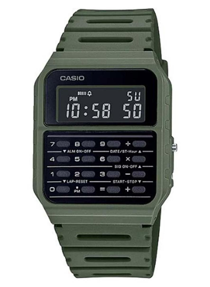 Unisex Resin Digital Watch CA-53WF-3BDF - 33 mm - Green