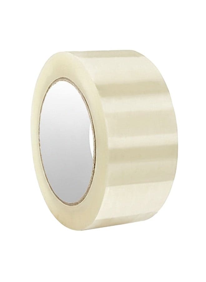 Duravel Pack Of 1 Clear Packing Tape, 2 inches x 50 yards Strong Heavy Duty Packaging Tape for Sealing Parcel Boxes, Moving Boxes Houses,Office Supplies