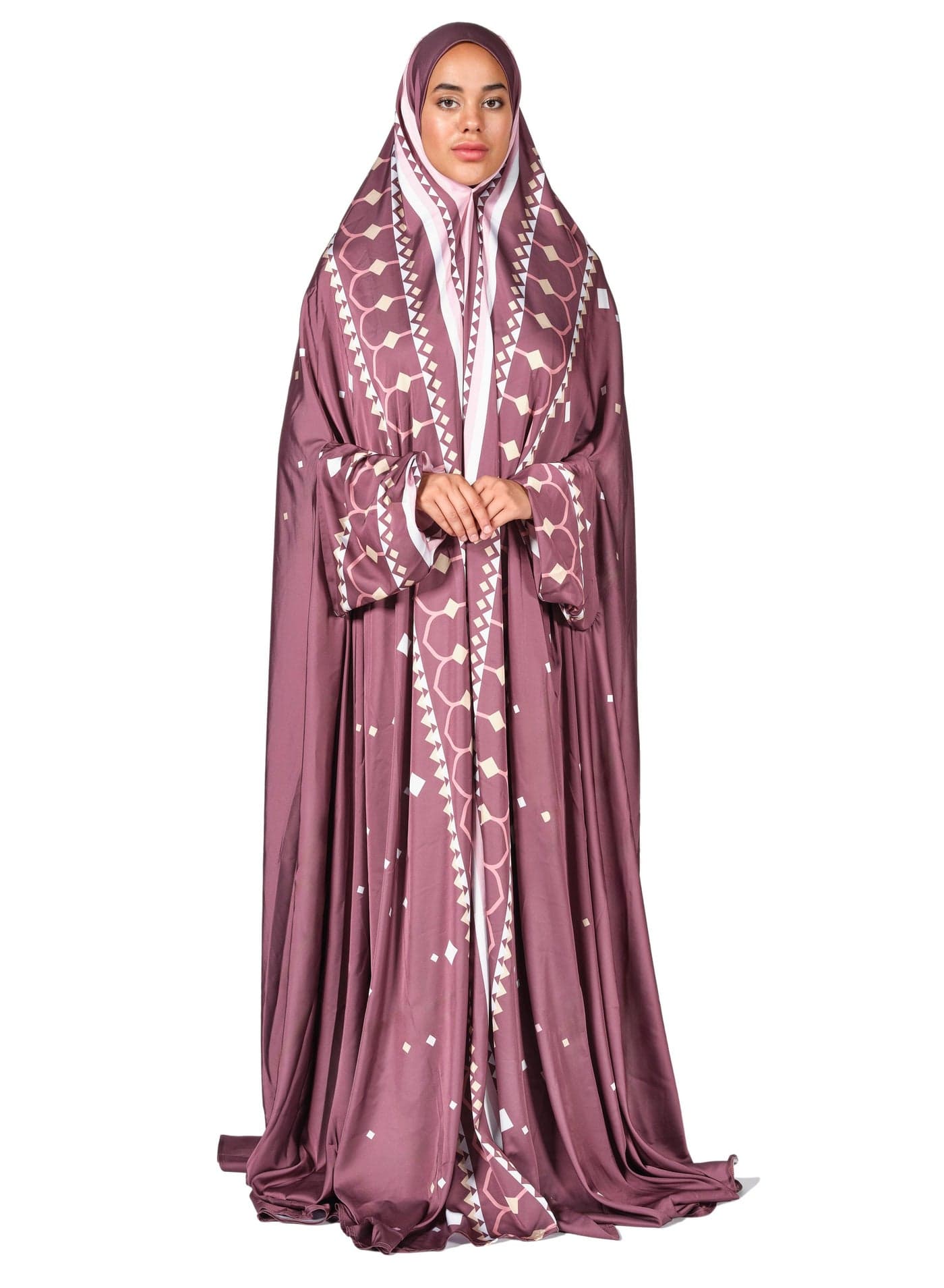 'Lahore' Prayer Dress, Burgundy
